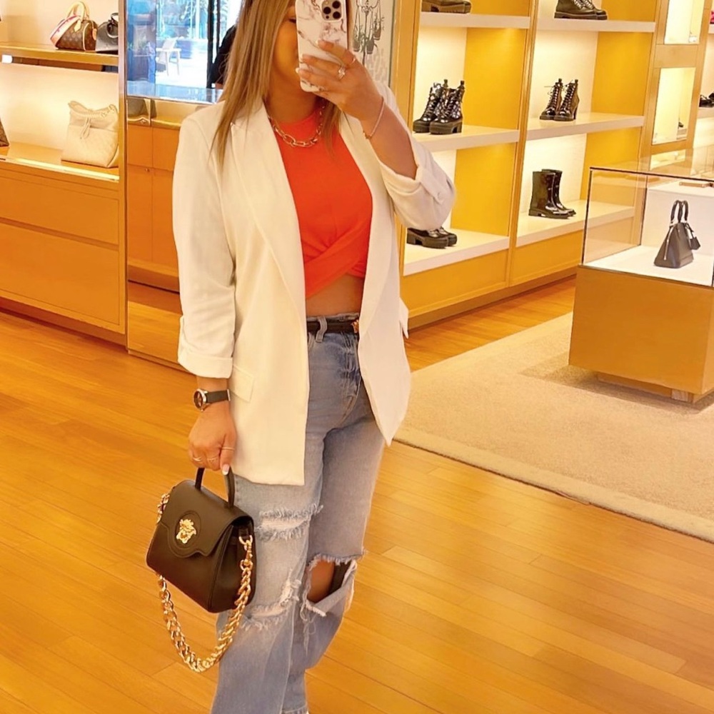 White blazer in small size
